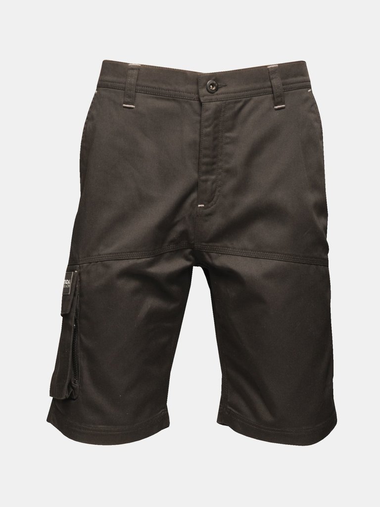 Mens Heroic Cargo Shorts - Black - Black