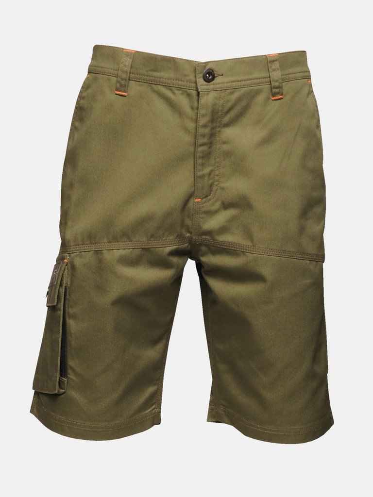 Mens Heroic Cargo Shorts - Dark Khaki - Dark Khaki