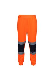 Mens Hi-Vis Bottoms - Orange/Navy