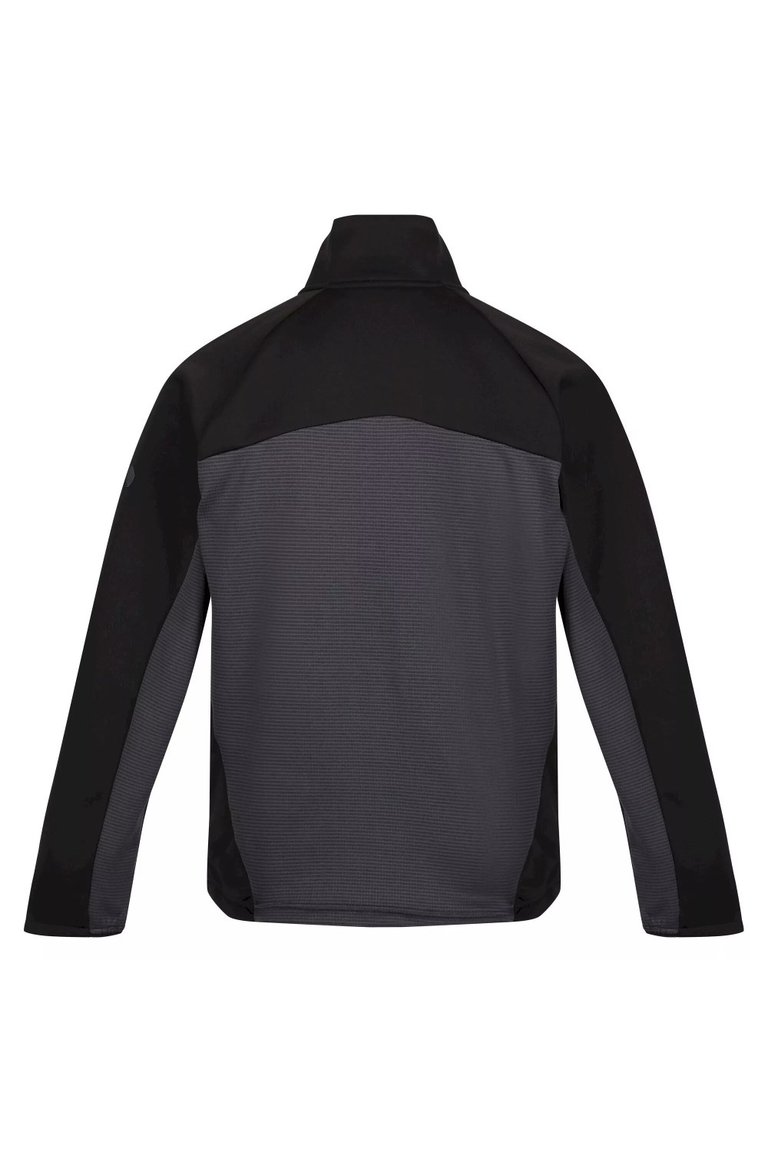 Mens Highton III Full Zip Fleece Jacket - Dark Grey/Black