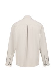 Mens Highton Long-Sleeved Shirt - Parchment