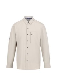 Mens Highton Long-Sleeved Shirt - Parchment