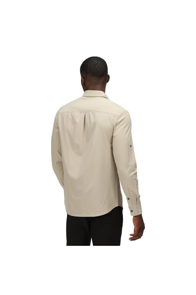 Mens Highton Long-Sleeved Shirt - Parchment