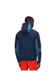 Mens Highton Pro Hooded Full Zip Hoodie - Moonlight Denim/Dynasty Blue