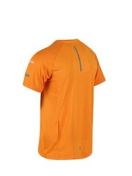 Mens Highton Pro Logo T-Shirt - Flame Orange