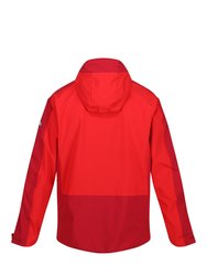 Mens Highton Stretch II Waterproof Jacket - Chinese Red/Dark Red