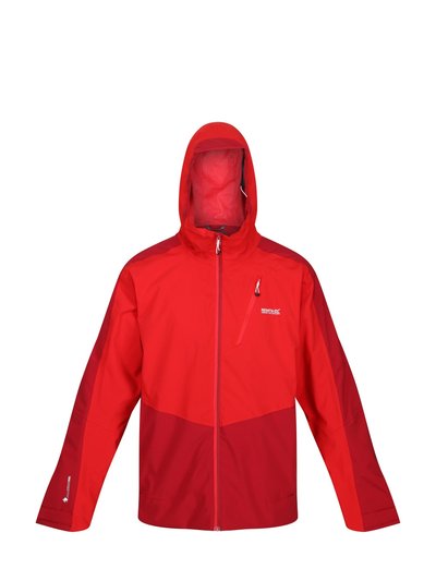 Regatta Mens Highton Stretch II Waterproof Jacket - Chinese Red/Dark Red product