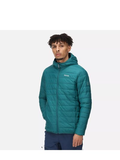 Regatta Mens Hillpack Hooded Lightweight Jacket - Pacific Green product