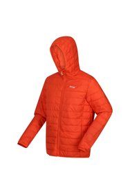 Mens Hillpack Hooded Lightweight Jacket - Rusty Orange