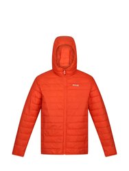 Mens Hillpack Hooded Lightweight Jacket - Rusty Orange - Rusty Orange