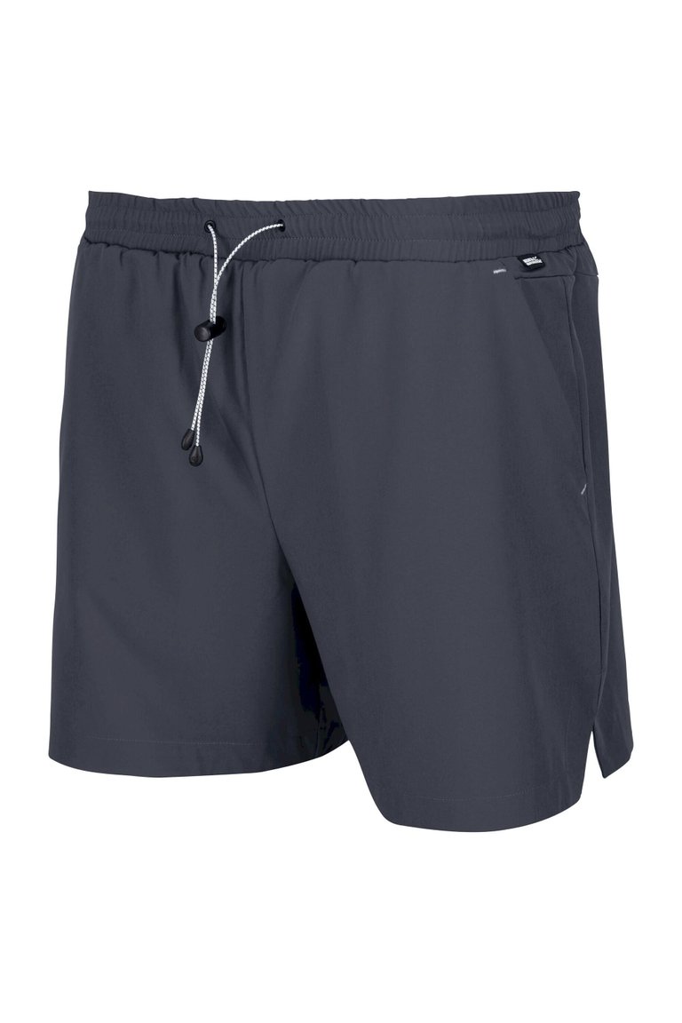 Mens Hilston 2 in 1 Shorts - India Grey