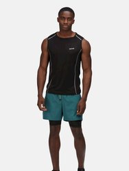 Men's Hilston 2 in 1 Shorts - Pacific Green - Pacific Green