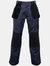 Mens Holster Workwear Trousers Short, Regular And Long - Navy/Black - Navy/Black