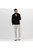 Mens Honestly Made Recycled Half Zip Fleece - Black - Black