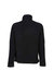 Mens Honestly Made Recycled Half Zip Fleece - Black