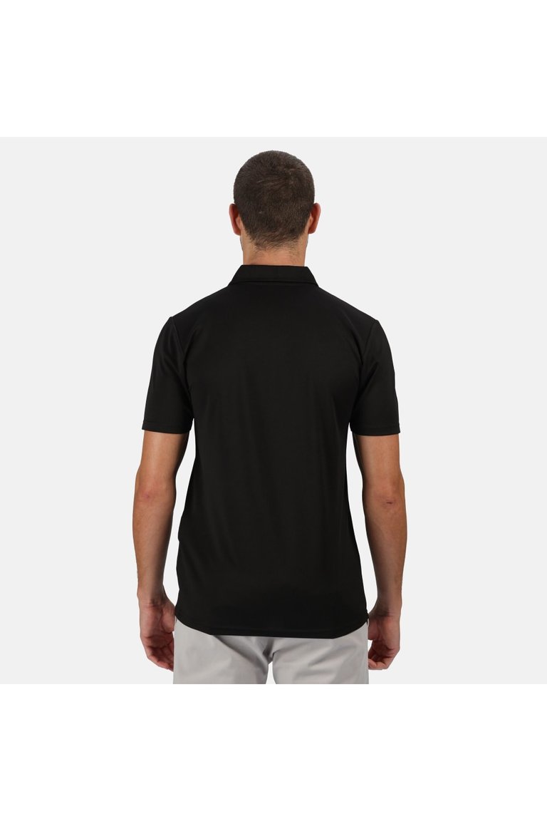 Mens Honestly Made Recycled Polo Shirt - Black