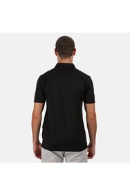 Mens Honestly Made Recycled Polo Shirt - Black