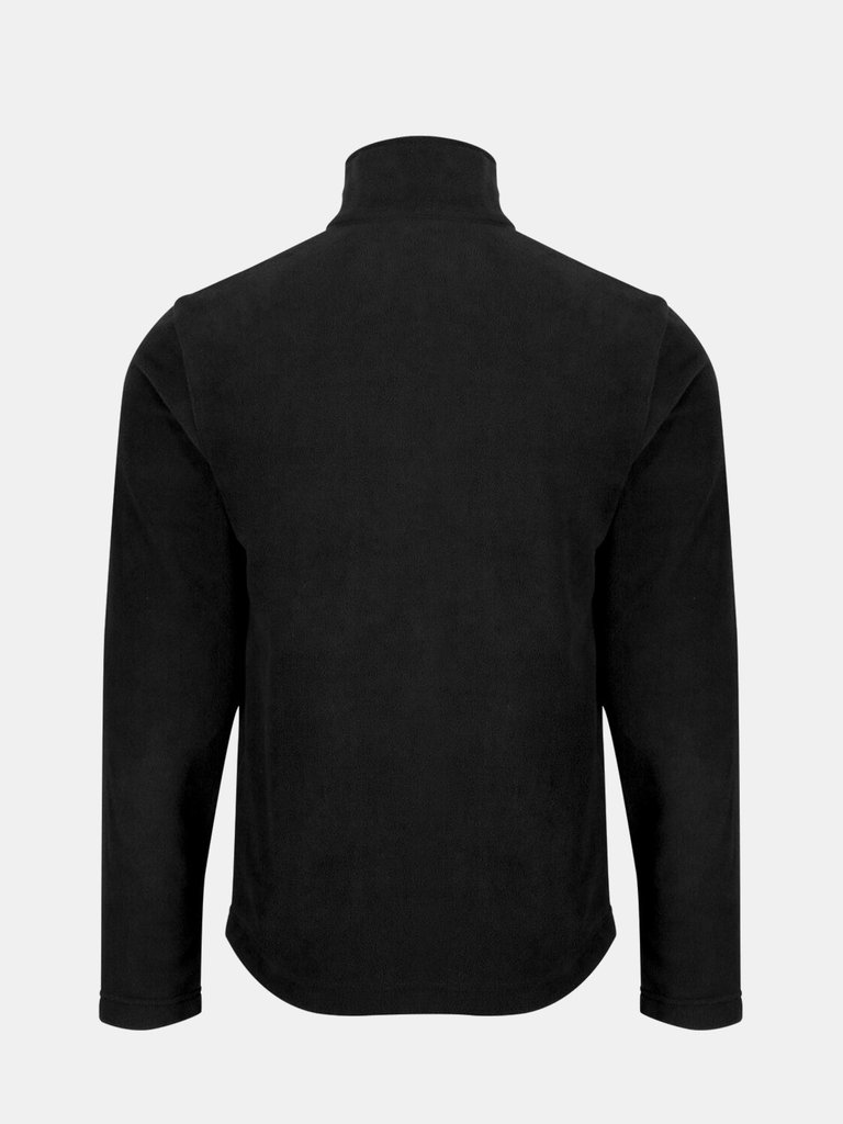 Mens Honesty Made Recycled Fleece Jacket - Black