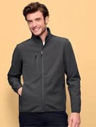 Mens Honesty Made Recycled Softshell Jacket - Seal Gray