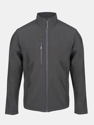 Mens Honesty Made Recycled Softshell Jacket - Seal Gray - Seal Gray