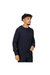 Mens Kaelen Jersey Knitted Sweater - Navy