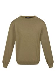 Mens Kaelen Knitted Jersey Sweater - Capulet