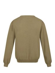 Mens Kaelen Knitted Jersey Sweater - Capulet