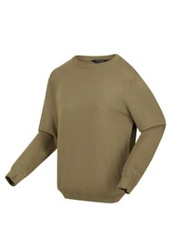 Mens Kaelen Knitted Jersey Sweater - Capulet