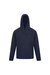 Mens Kassian Marl Fleece Hoodie - Navy/Black