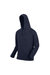 Mens Kassian Marl Fleece Hoodie - Navy/Black