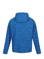 Mens Kassian Marl Fleece Hoodie - Sky Diver Blue