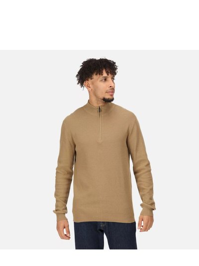 Regatta Mens Keaton Knitted Sweater - Gold Sand product