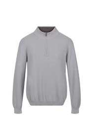 Mens Keaton Knitted Sweater - Storm Grey