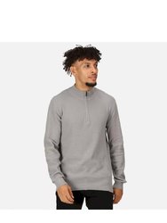 Mens Keaton Knitted Sweater - Storm Grey - Storm Grey