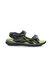 Mens Kota Drift Open Toe Sandals - Black/Bright Kiwi - Black/Bright Kiwi