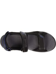 Mens Kota Drift Open Toe Sandals - Black/Nautical Blue