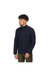 Mens Kylo Knitted Full Zip Fleece Jacket - Navy