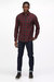 Mens Lance Checked Shirt - Syrah Red - Syrah Red