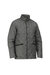 Mens Londyn Wool Effect Padded Jacket - Dark Grey Marl