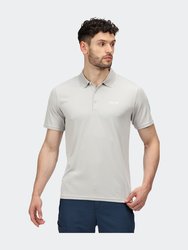 Mens Maverick V Active Polo Shirt - Silver Grey - Silver Grey