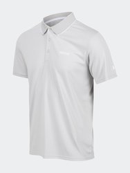 Mens Maverick V Active Polo Shirt - Silver Grey