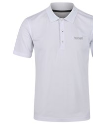 Mens Maverick V Active Polo Shirt - White