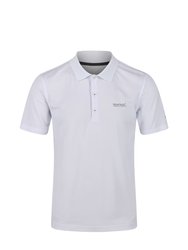 Mens Maverick V Active Polo Shirt - White