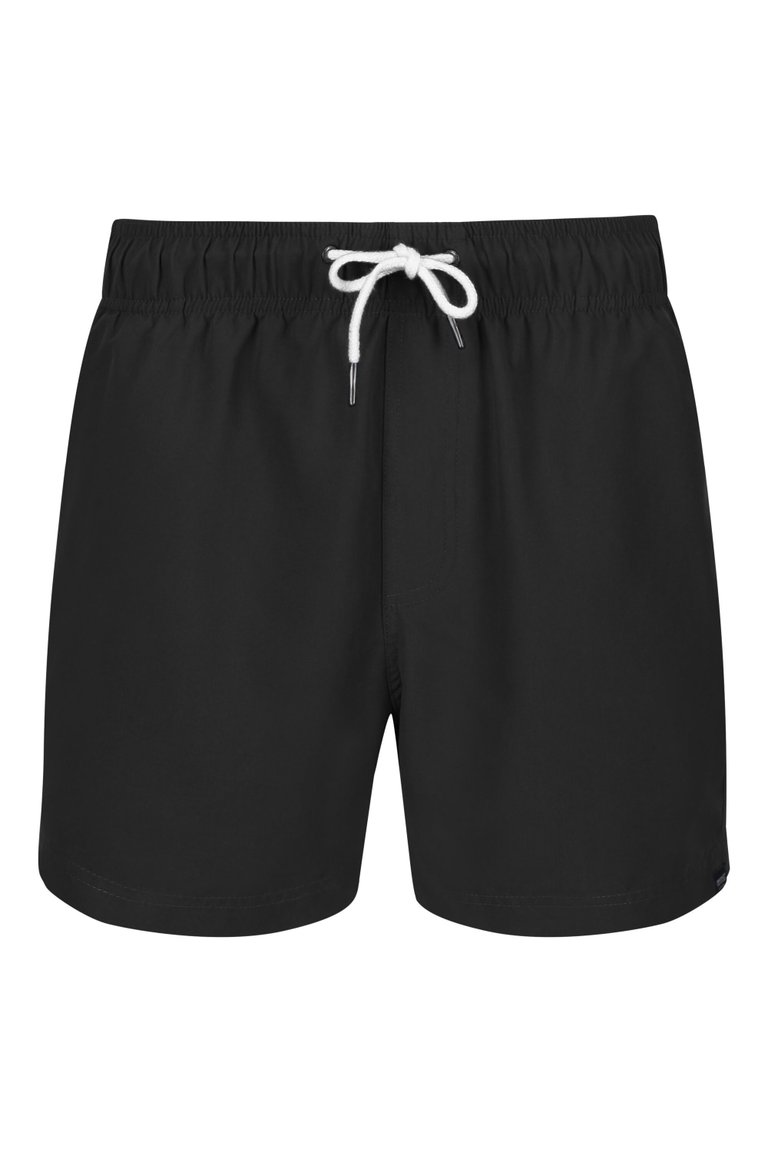 Mens Mawson II Swim Shorts - Black - Black