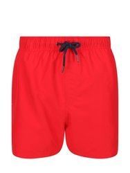 Mens Mawson II Swim Shorts - True Red