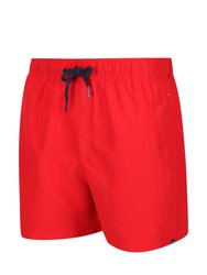 Mens Mawson II Swim Shorts - True Red