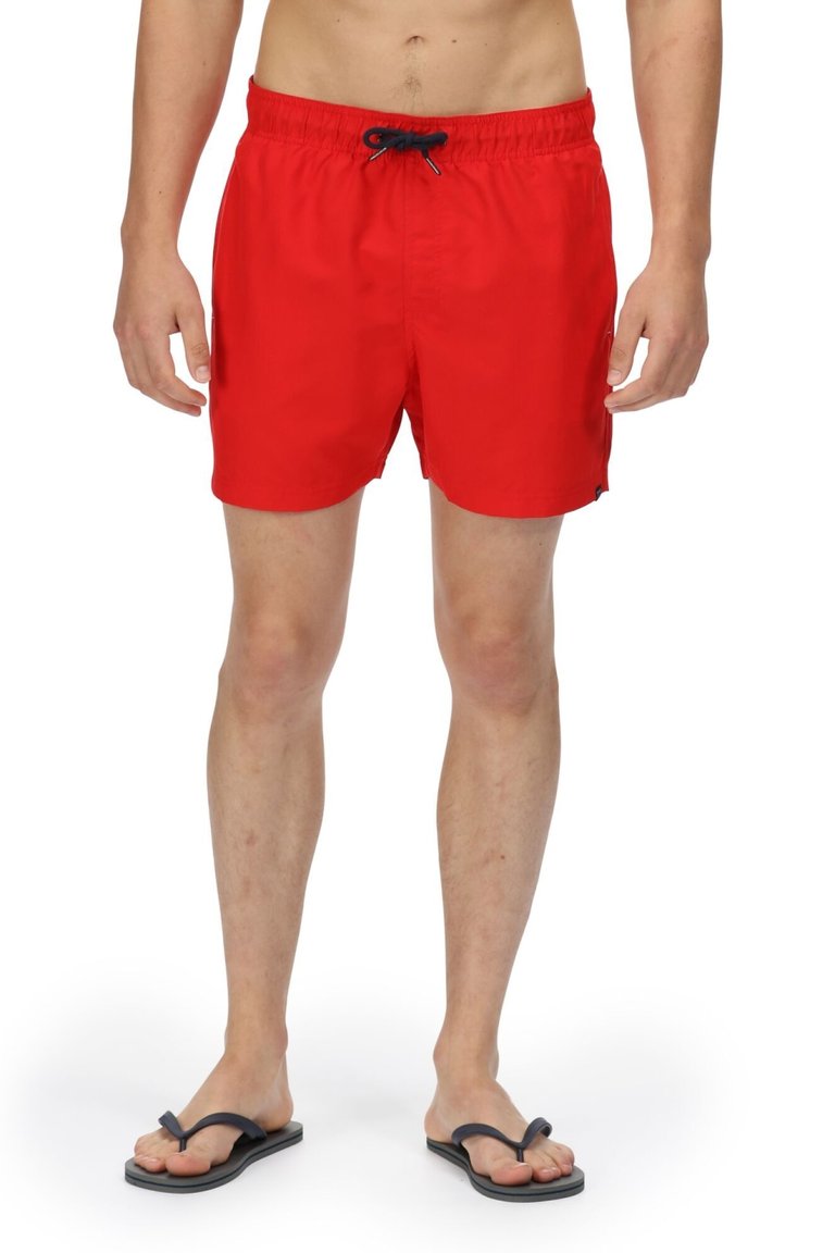 Mens Mawson II Swim Shorts - True Red - True Red