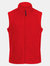 Mens Micro Fleece Bodywarmer / Gilet Vest - Classic Red