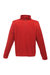 Mens Micro Zip Neck Fleece Top - Classic Red