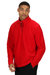 Mens Micro Zip Neck Fleece Top - Classic Red - Classic Red